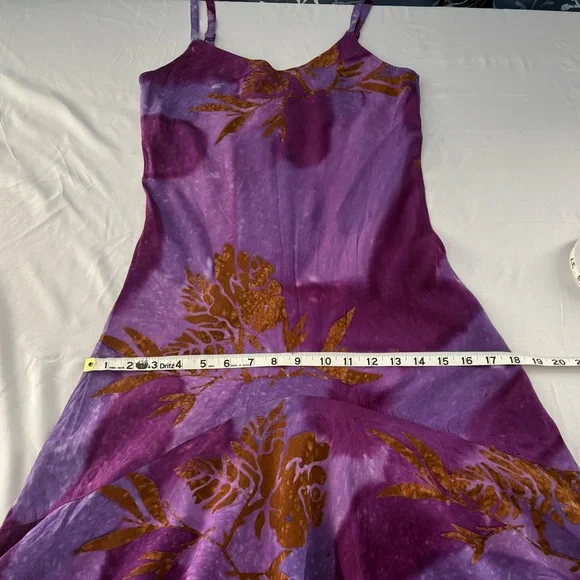 Purple Floral Maxi Dress - Picture 8 of 10